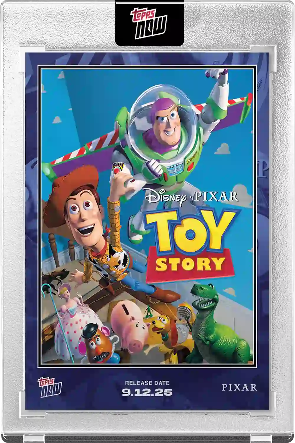 Topps NOW 2025 Disney Toy Story 30th Anniversary - Protección Card Case Magnetic