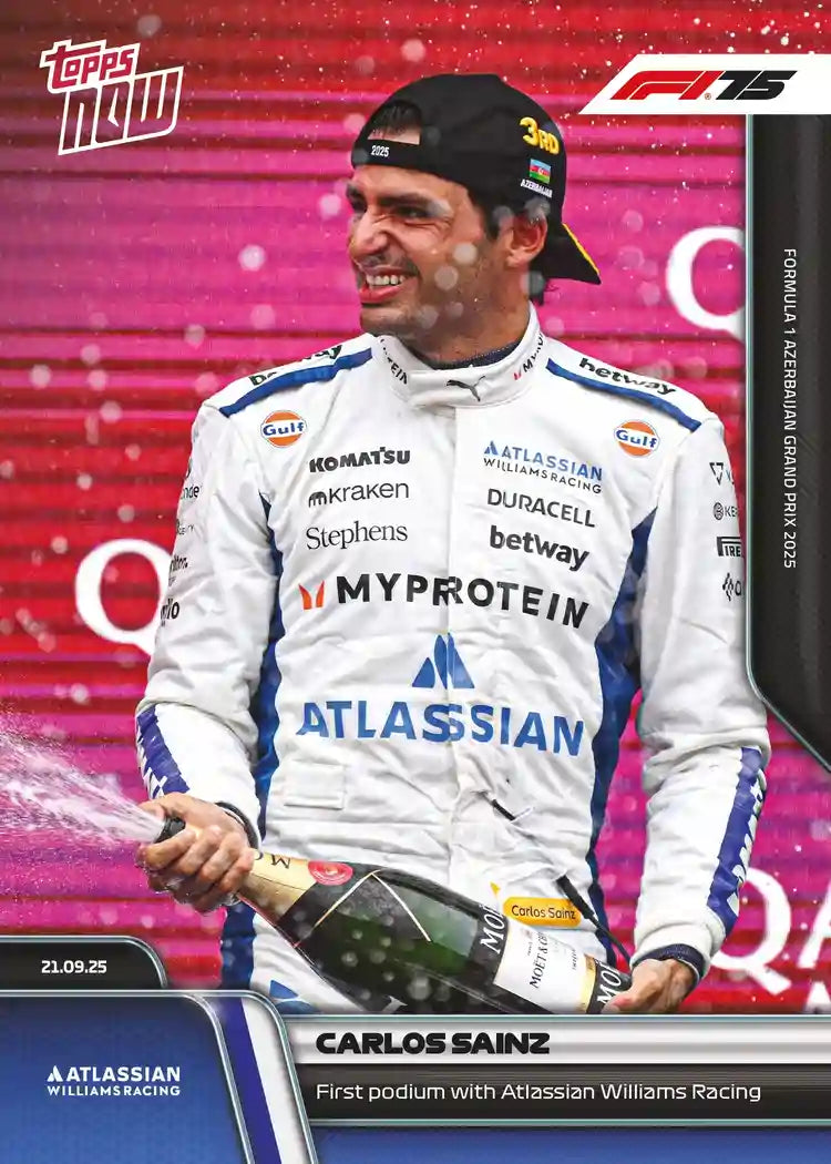Topps NOW 2025 Formula 1 - Carlos Sainz - Card #064 - World Trading Cards