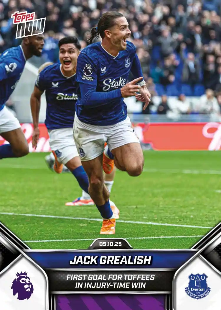 Premier League Topps Now-2025-26-Trading Card-Jack Grealish-#033