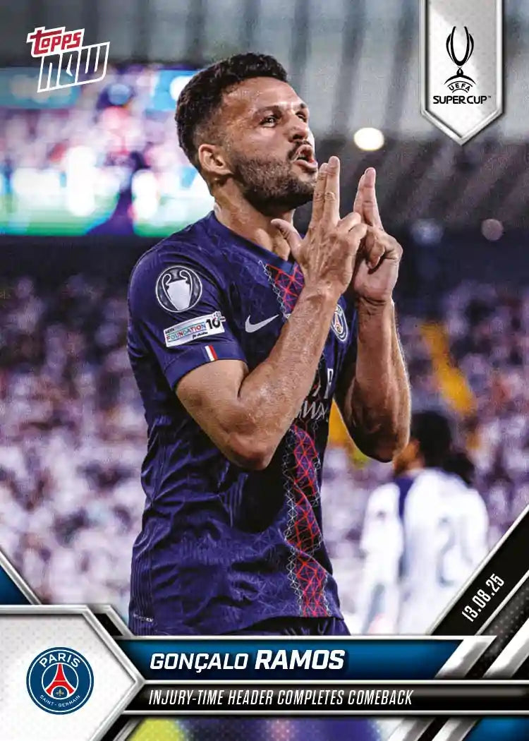 Topps Now - UEFA Champions League 2025-26 - Gonçalo Ramos - PSG - Card #003