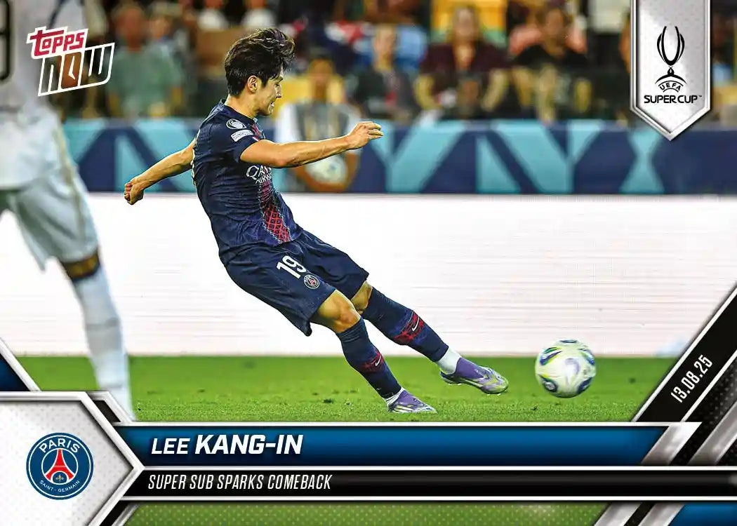 Topps Now - UEFA Champions League 2025-26 - Lee Kang-In - PSG - Card #004