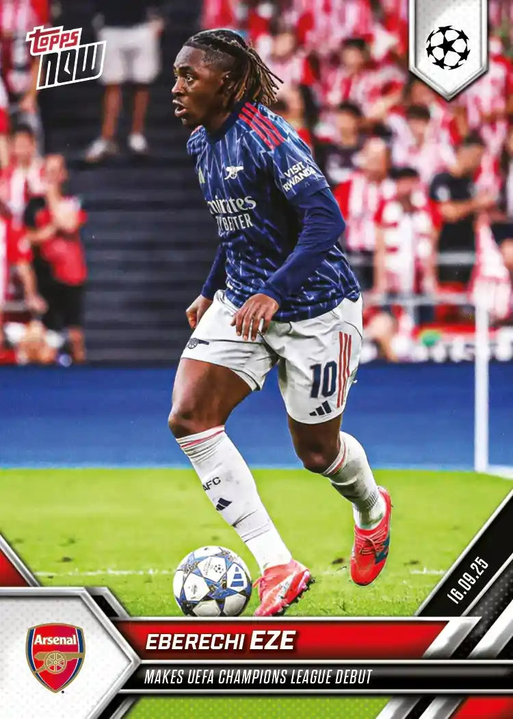 Topps Now - UEFA Champions League 2025-26 - Eberechi Eze - Card #010