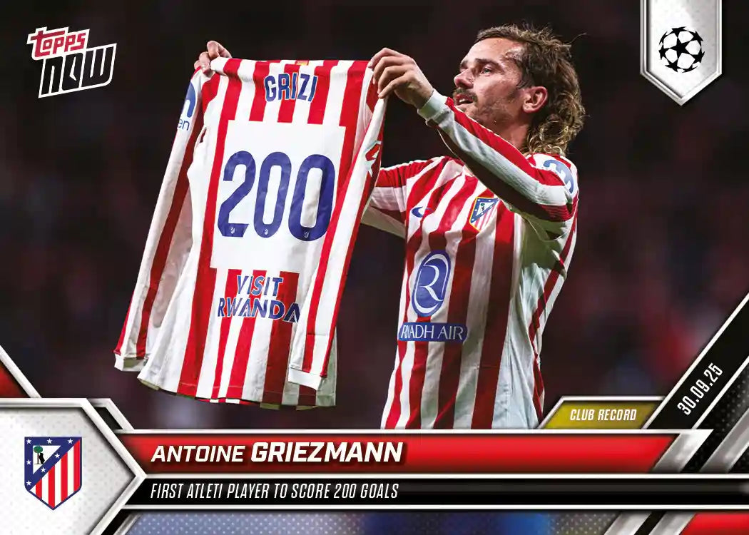 Topps Now - UEFA Champions League 2025-26 - Antonie Griezmann - Card #025