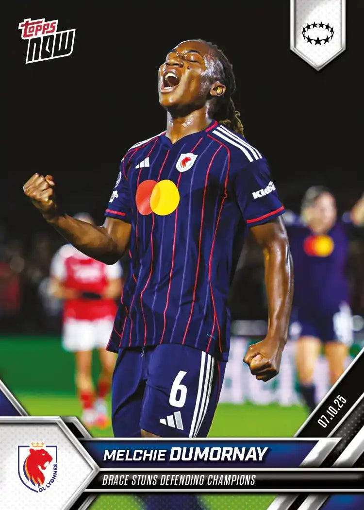 Uefa Womens Champions League Topps Now 2025-26-Melchie Dumornay-#001