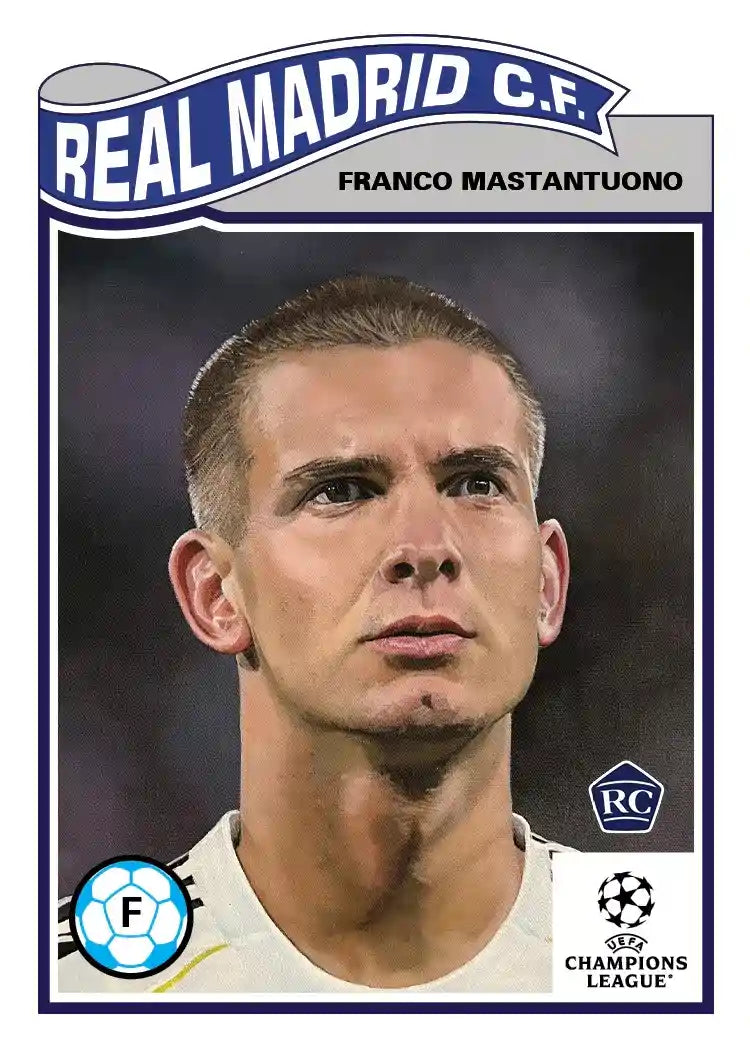 Topps Living Set - 2025 - Franco Mastantuono - Real Madrid - Rookie - Card #821
