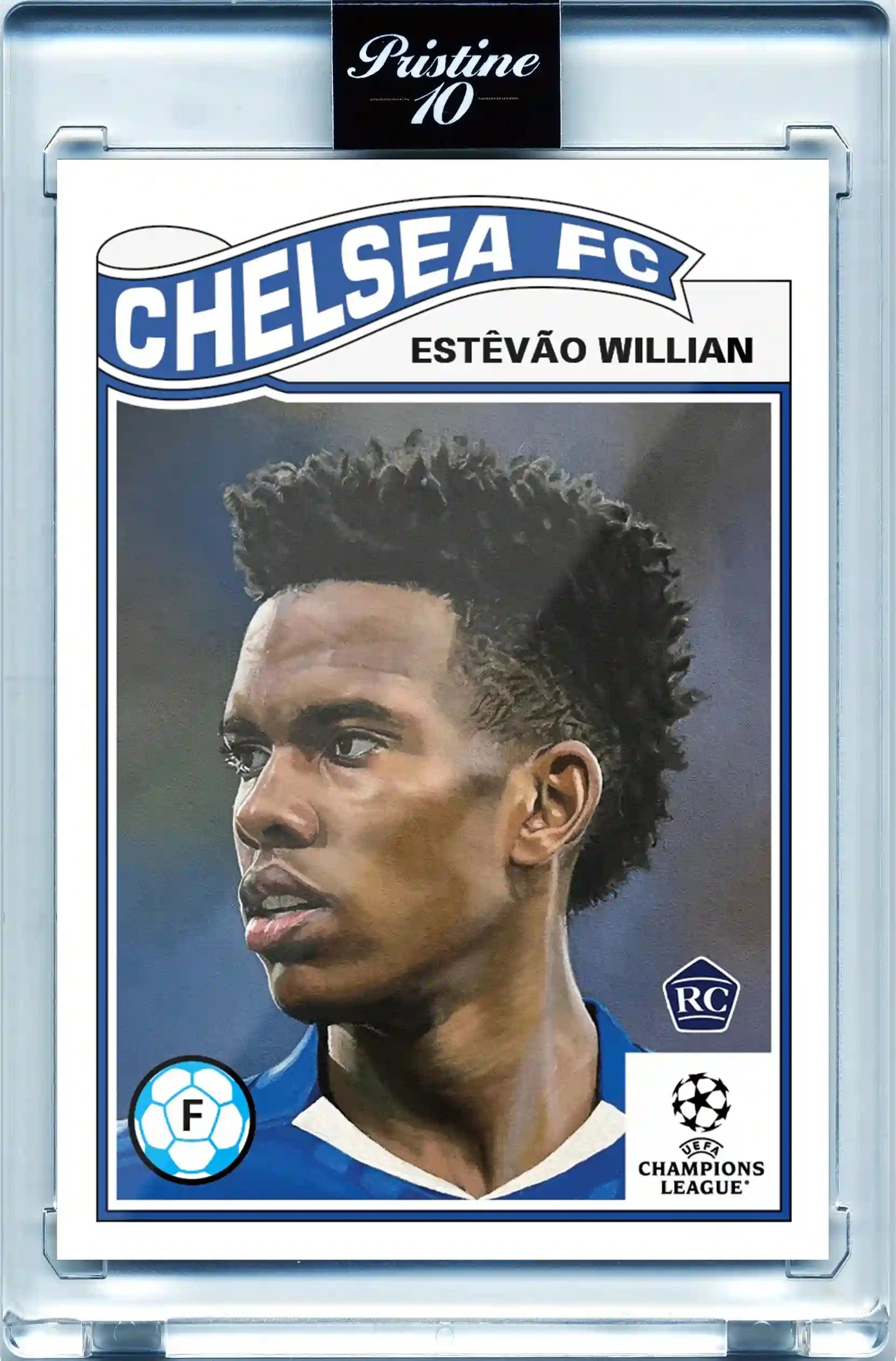 久保建英 Topps UCC living set Card #632 18 Topps UCC Living Set 2025-26 - Estevao - - Rookie - Card 825