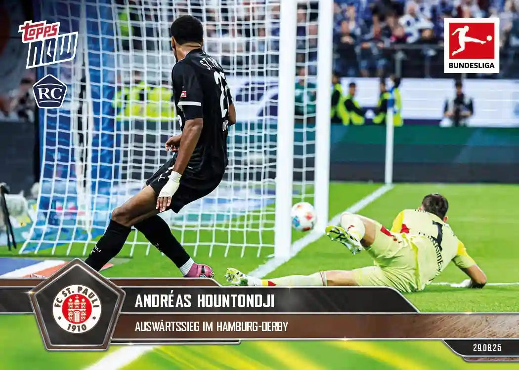 Bundesliga Topps NOW-2025-26-Topps-Cromo-Trading Card-Andréas Hountondji-St. Pauli-#011