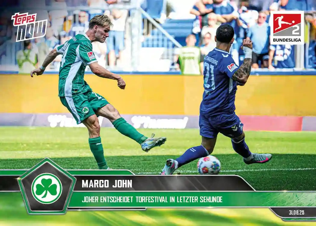 Bundesliga Topps NOW-2025-26-Topps-Cromo-Trading Card-Marco John-Magdeburg-#016