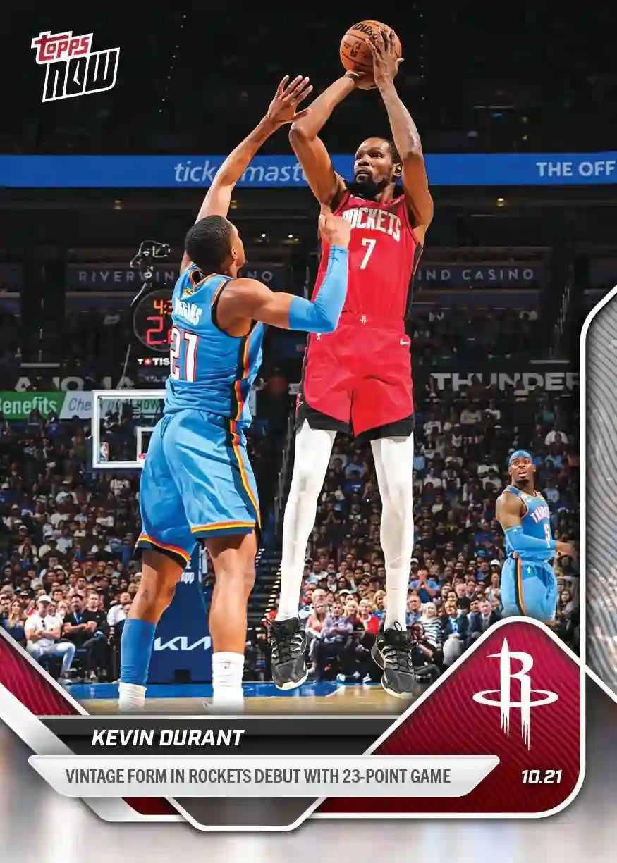 Kevin Durant - 2025-26 NBA Topps NOW - Card 003 | World Trading Cards