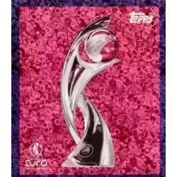 Cromo Trading Card Fútbol-Trophy-Intro-Topps Uefa Women's Euro 2025-#003-foil