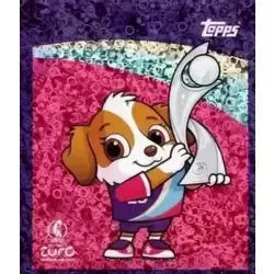 Cromo Trading Card Fútbol-Mascot-Intro-Topps Uefa Women's Euro 2025-#004-foil