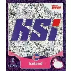 Cromo Trading Card Fútbol-Iceland-Reach the Summit-Topps Uefa Women's Euro 2025-#012-foil