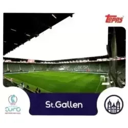 Cromo Trading Card Fútbol-St. Gallen-Host Cities-Topps Uefa