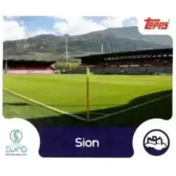 Cromo Trading Card Fútbol-Sion-Host Cities-Topps Uefa Women's Euro 2025-#027-Basico