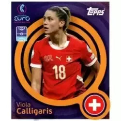 Cromo Trading Card Fútbol-Viola Calligaris-Switzerland-Topps Uefa Women's Euro 2025-#029-Basico