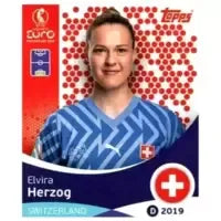 Cromo Trading Card Fútbol-Elvira Herzog-Switzerland-Topps Uefa Women's Euro 2025-#031-Basico