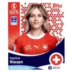 Cromo Trading Card Fútbol-Nadine Riesen-Switzerland-Topps Uefa Women's Euro 2025-#035-Basico