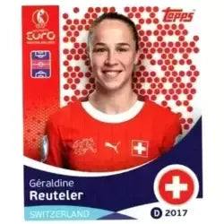 Cromo Trading Card Fútbol-Geraldine Reuteler-Switzerland-Topps Uefa Women's Euro 2025-#036-Basico