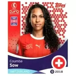 Cromo Trading Card Fútbol-Coumba Sow-Switzerland-Topps Uefa Women's Euro 2025-#037-Basico