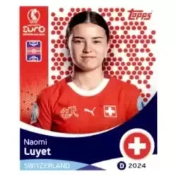 Cromo Trading Card Fútbol-Naomi Luyet-Switzerland-Topps Uefa Women's Euro 2025-#039-Basico