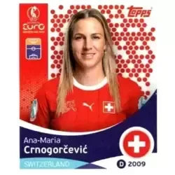 Cromo Trading Card Fútbol-Ana-Maria Crnogorcevic-Switzerland-Topps Uefa Women's Euro 2025-#041-Basico