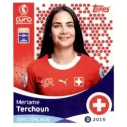 Cromo Trading Card Fútbol-Meriame Terchoun-Switzerland-Topps Uefa Women's Euro 2025-#044-Basico