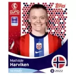 Cromo Trading Card Fútbol-Mathilde Harviken-Norway-Topps Uefa Women's Euro 2025-#048-Basico