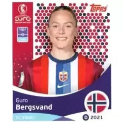Cromo Trading Card Fútbol-Guro Bergsvand-Norway-Topps Uefa Women's Euro 2025-#050-Basico