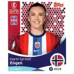 Cromo Trading Card Fútbol-Ingrid Syrstad Engen-Norway-Topps Uefa Women's Euro 2025-#052-Basico