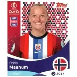Cromo Trading Card Fútbol-Frida Maanum-Norway-Topps Uefa Women's Euro 2025-#053-Basico
