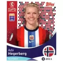 Cromo Trading Card Fútbol-Ada Hegerberg-Norway-Topps Uefa Women's Euro 2025-#058-Basico