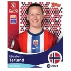 Cromo Trading Card Fútbol-Elisabeth Terland-Norway-Topps Uefa Women's Euro 2025-#059-Basico