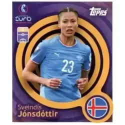 Cromo Trading Card Fútbol-Sveindis Jonsdottir-Iceland-Topps Uefa Women's Euro 2025-#061-Basico