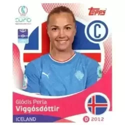 Cromo Trading Card Fútbol-Glodis Perla Viggosdottir-Iceland-Topps Uefa Women's Euro 2025-#062-Basico