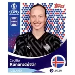 Cromo Trading Card Fútbol-Cecilia Runarsdottir-Iceland-Topps Uefa Women's Euro 2025-#063-Basico