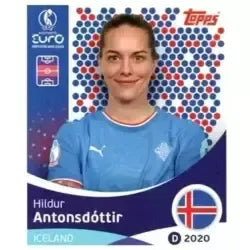 Cromo Trading Card Fútbol-Hildur Antonsdottir-Iceland-Topps Uefa Women's Euro 2025-#068-Basico