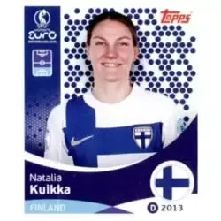 Cromo Trading Card Fútbol-Natalia Kuikka-Finland-Topps Uefa Women's Euro 2025-#080-Basico