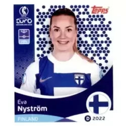 Cromo Trading Card Fútbol-Eva Nyström-Finland-Topps Uefa Women's Euro 2025-#081-Basico