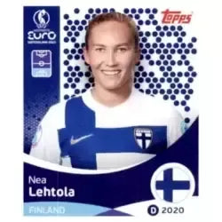 Cromo Trading Card Fútbol-Nea Lehtola-Finland-Topps Uefa Women's Euro 2025-#084-Basico