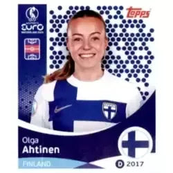 Cromo Trading Card Fútbol-Olga Ahtinen-Finland-Topps Uefa Women's Euro 2025-#087-Basico