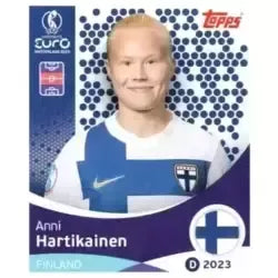 Cromo Trading Card Fútbol-Anni Hartikainen-Finland-Topps Uefa Women's Euro 2025-#089-Basico