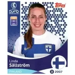 Cromo Trading Card Fútbol-Linda Sällström-Finland-Topps Uefa Women's Euro 2025-#092-Basico