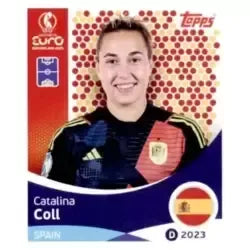 Cromo Trading Card Fútbol-Catalina Coll-Spain-Topps Uefa Women's Euro 2025-#095-Basico