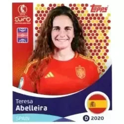 Cromo Trading Card Fútbol-Teresa Abelleira-Spain-Topps Uefa Women's Euro 2025-#102-Basico