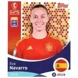 Cromo Trading Card Fútbol-Eva Navarro-Spain-Topps Uefa Women's Euro 2025-#106-Basico