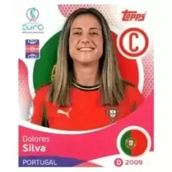 Cromo Trading Card Fútbol-Dolores Silva-Portugal-Topps Uefa Women's Euro 2025-#110-Basico
