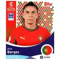 Cromo Trading Card Fútbol-Ana Borges-Portugal-Topps Uefa Women's Euro 2025-#112-Basico