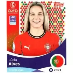 Cromo Trading Card Fútbol-Lucia Alves-Portugal-Topps Uefa Women's Euro 2025-#114-Basico