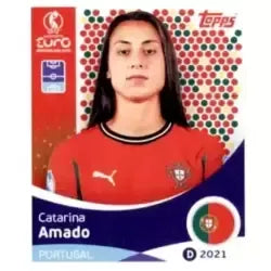 Cromo Trading Card Fútbol-Catarina Amado-Portugal-Topps Uefa Women's Euro 2025-#115-Basico