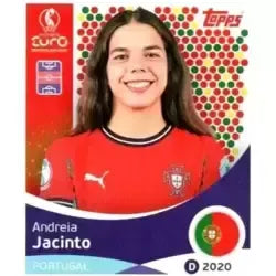 Cromo Trading Card Fútbol-Andreia Jacinto-Portugal-Topps Uefa Women's Euro 2025-#117-Basico
